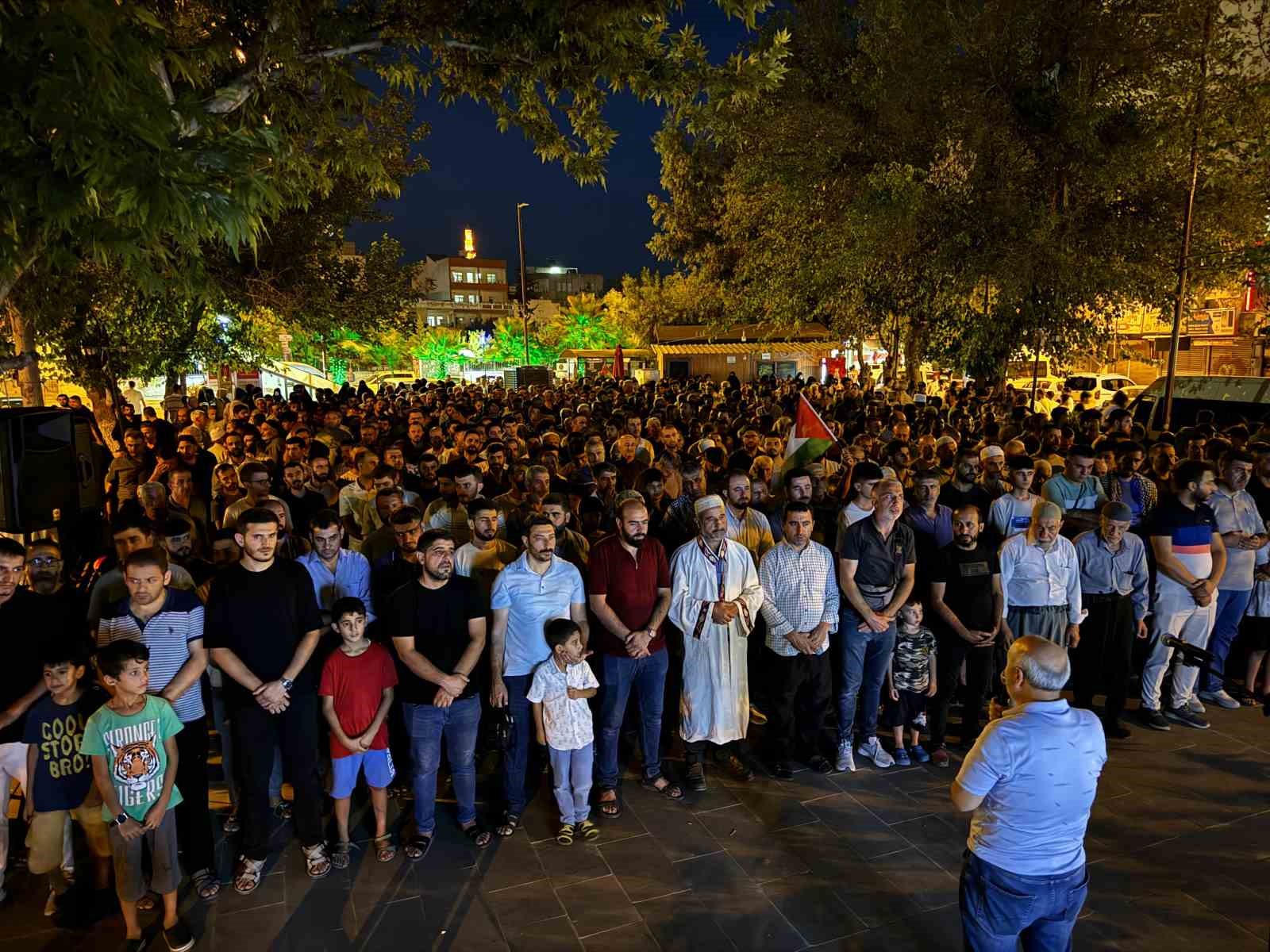 Haniye suikastı Adıyaman’da protesto edildi