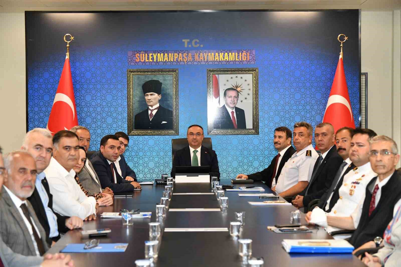 Tekirdağ&rsquo;da Bağımlılıkla M&uuml;cadele İl Koordinasyon Kurulu toplandı
