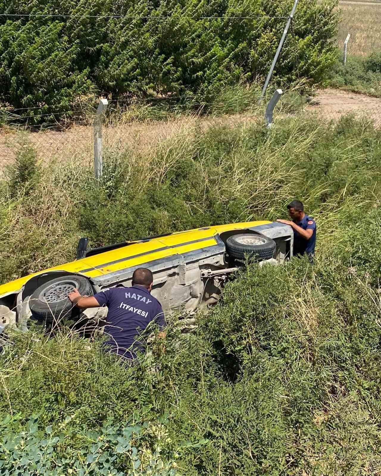 Antakya’da trafik kazası: 1 yaralı