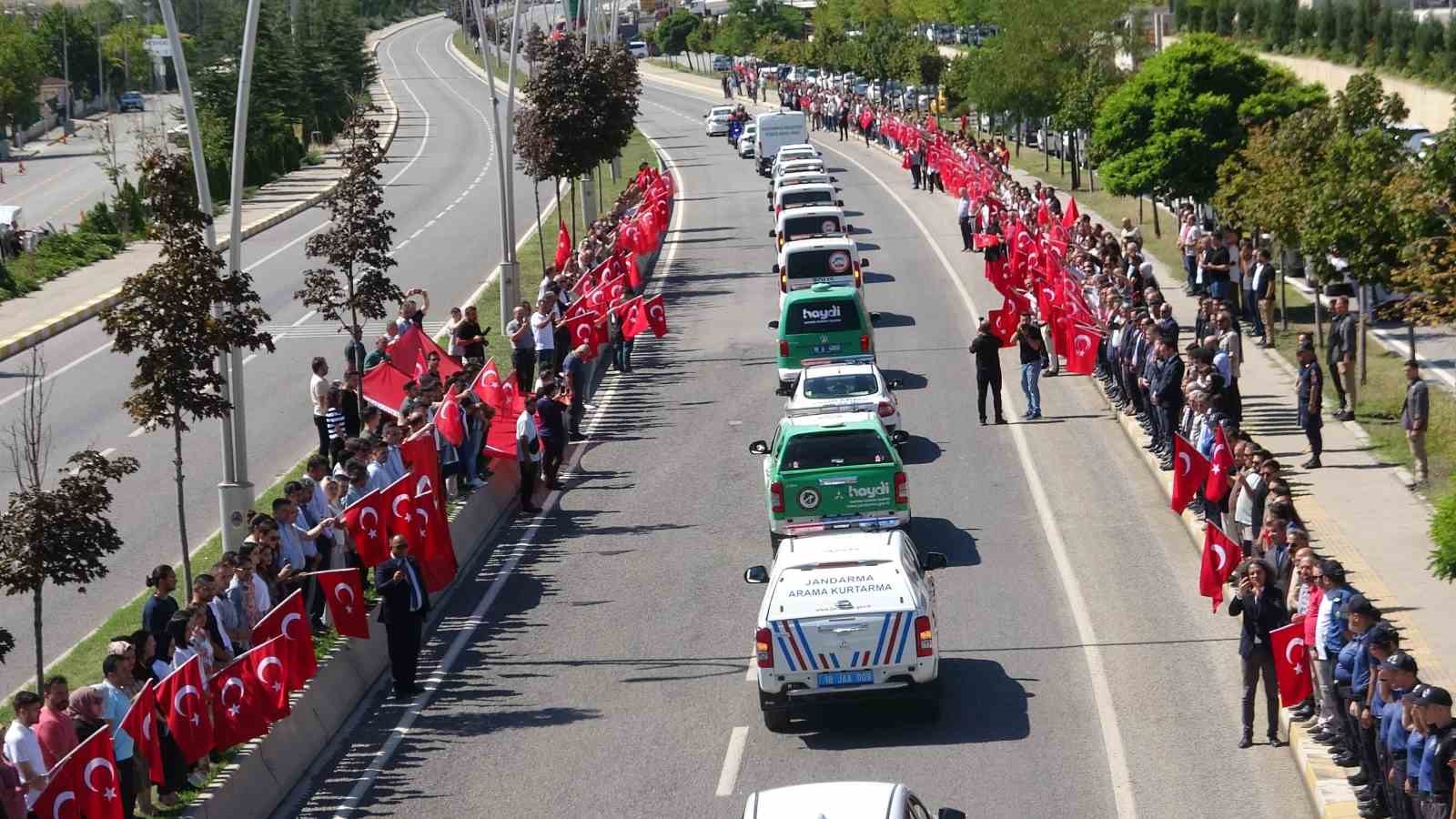 Şehit Polis Memuru Ahmet Şahan, Çankırı’da bayraklarla uğurlandı