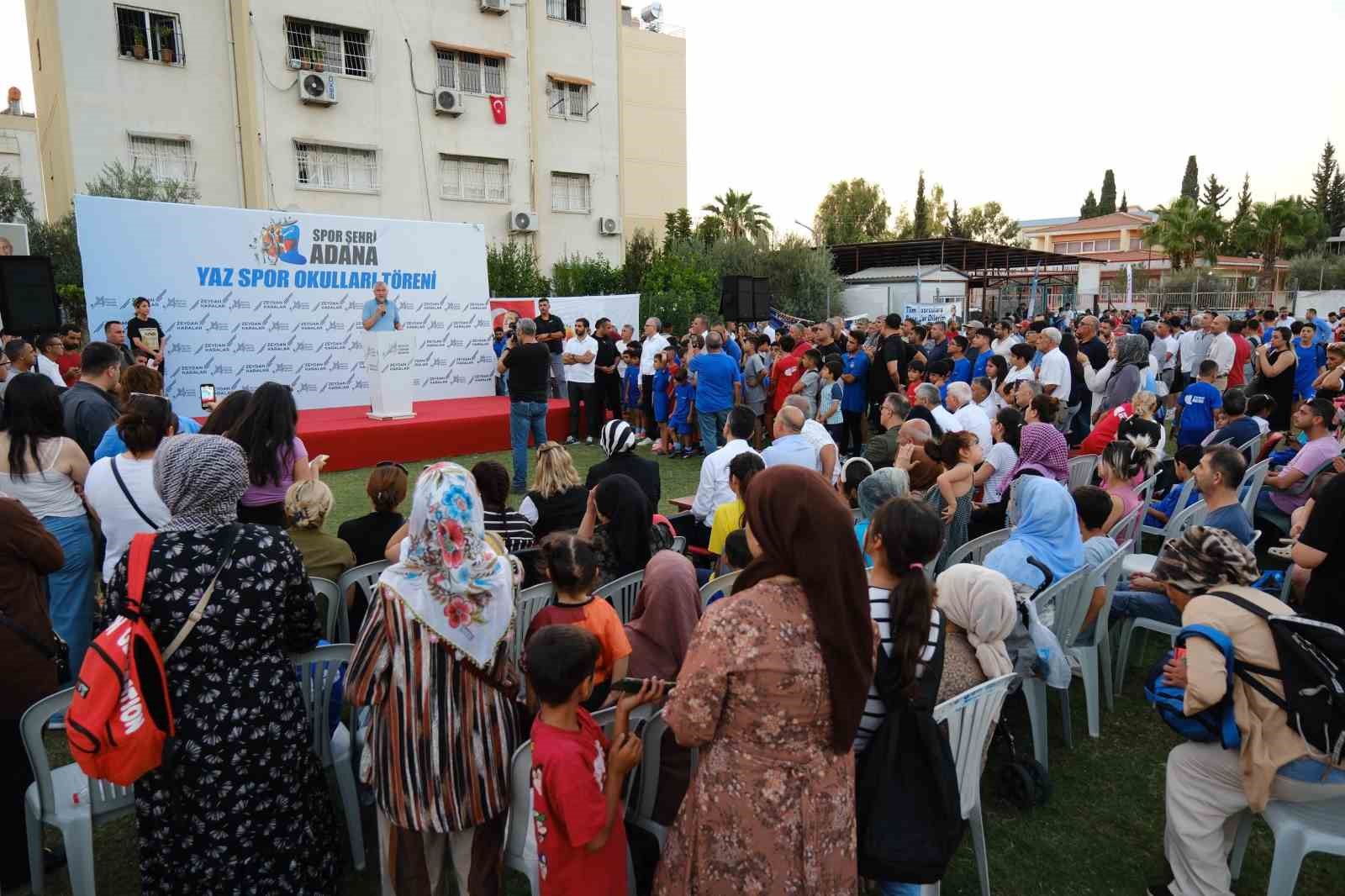 Y&uuml;reğir Yaz Spor Okulları a&ccedil;ıldı
