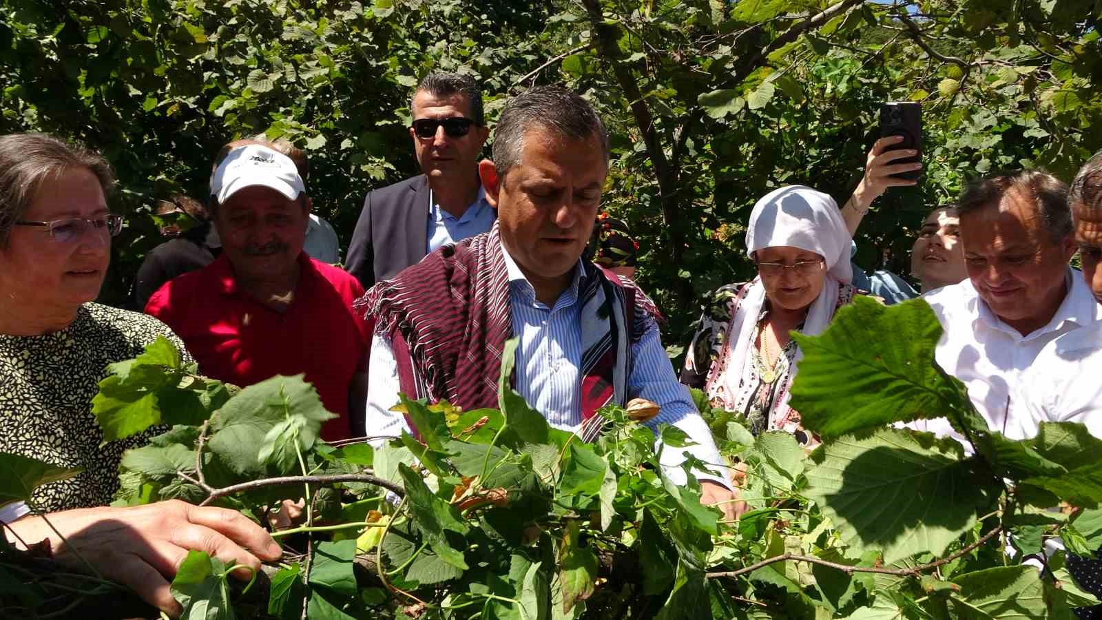 CHP Lideri Özel’den ’fındık fiyatı’ eleştirisi: “Hızla revize edilmeli"