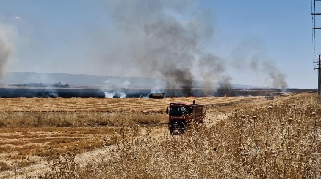Diyarbakır’da çıkan anız yangını söndürüldü
