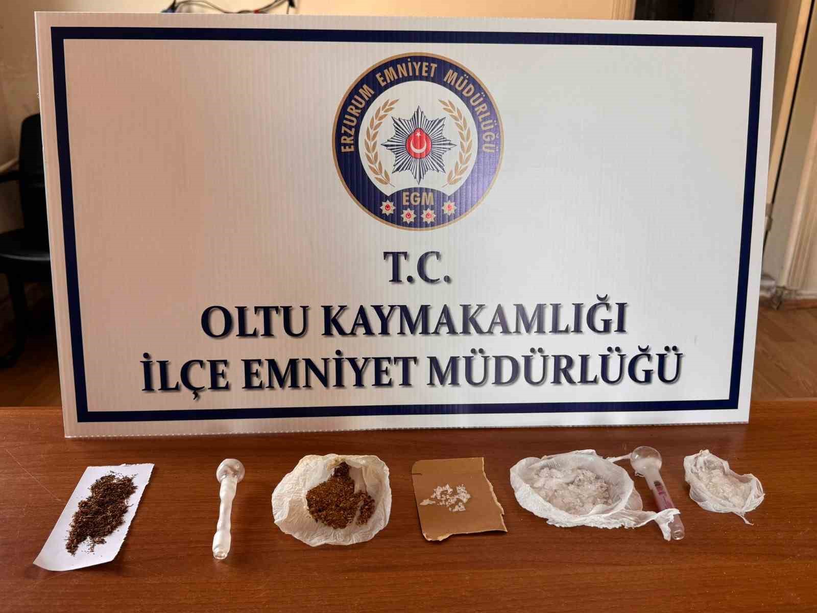 Oltu’da uyuşturucu operasyonu