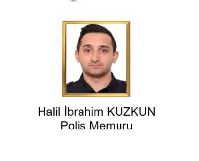 Şehit polis memuru Halil İbrahim Kuzkun için tören düzenlendi
