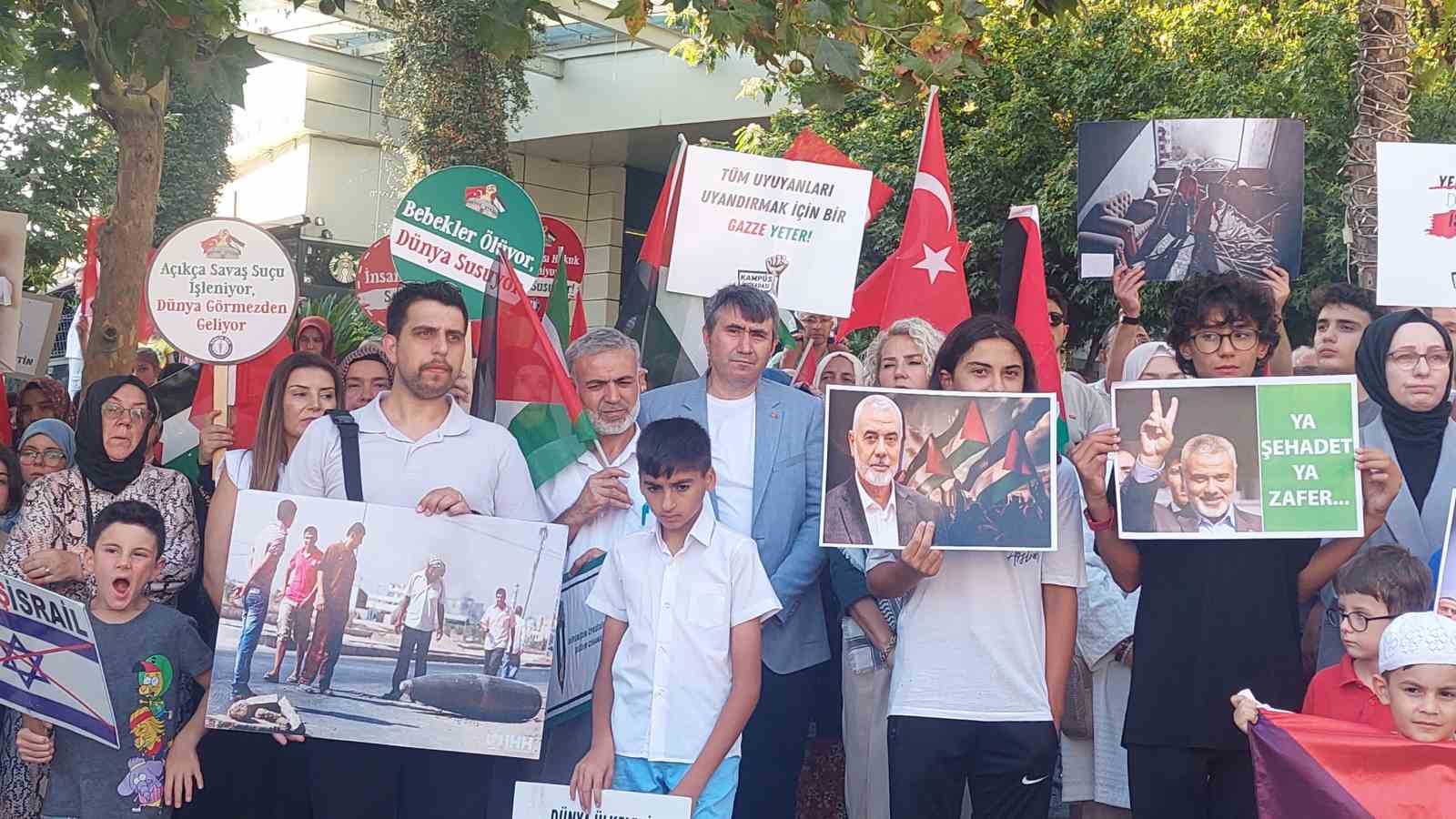 Tekirdağ&rsquo;da Haniye ve Gazze halkı i&ccedil;in y&uuml;r&uuml;y&uuml;ş d&uuml;zenlendi
