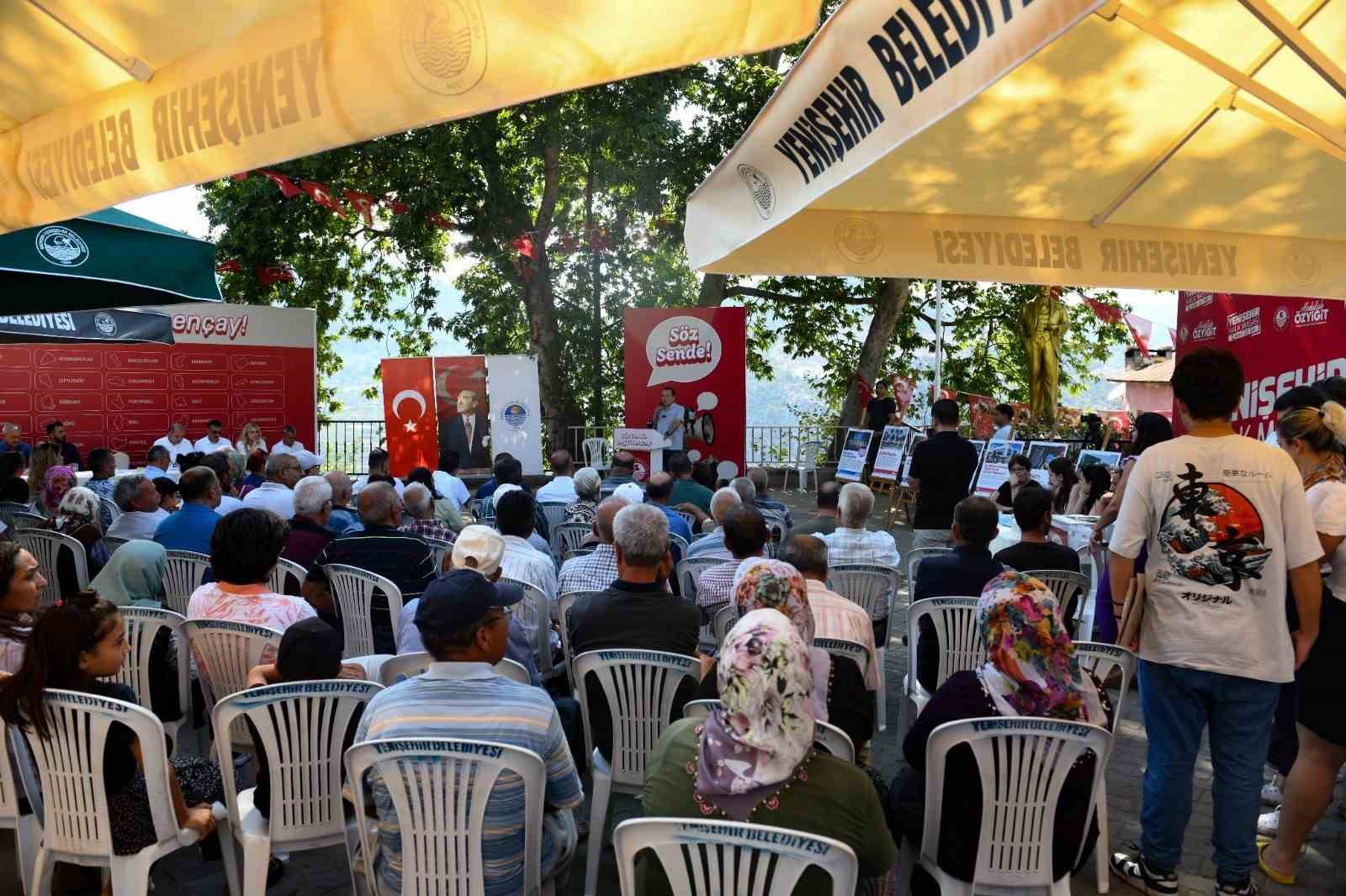 Yenişehir Belediyesinin mahalle toplantıları başladı
