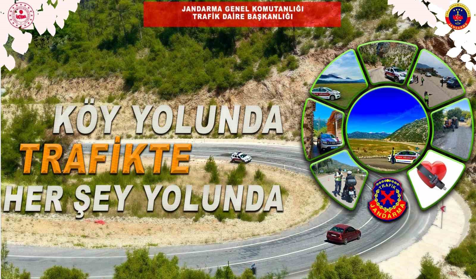 Jandarma &ldquo;K&ouml;y Yolunda Trafikte Her şey Yolunda" projesini tanıttı
