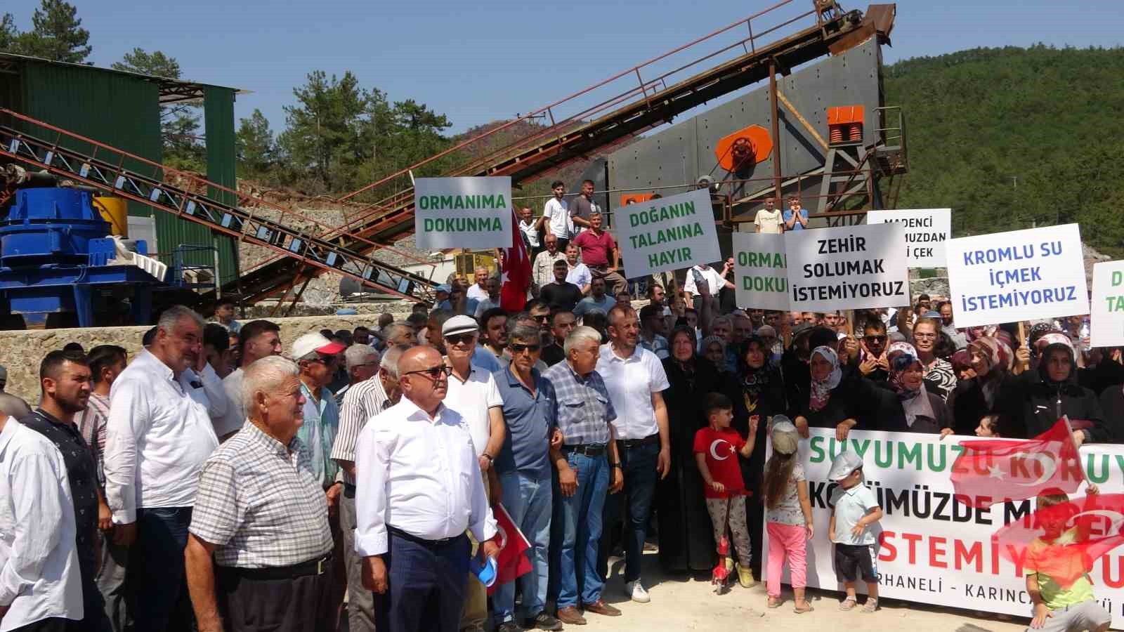 Dört köy birleşti, sularına sahip çıkmak için eylem yaptı
