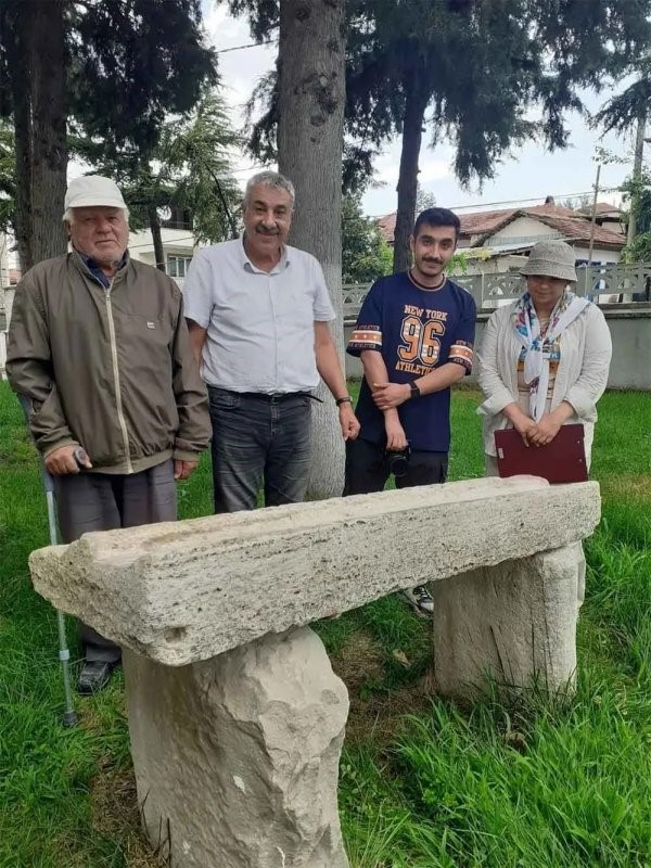 Denizli&rsquo;de camide bulunan musalla taşı, b&ouml;lgenin 5 bin yıllık tarihini g&ouml;zler &ouml;n&uuml;ne serdi
