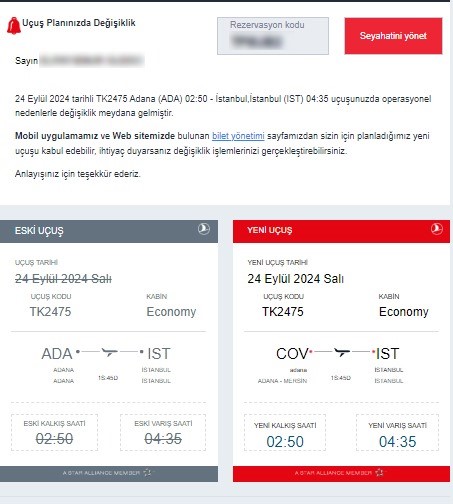 Adana Havalimanı’nın ’ADA’ kodu artık tarih oldu