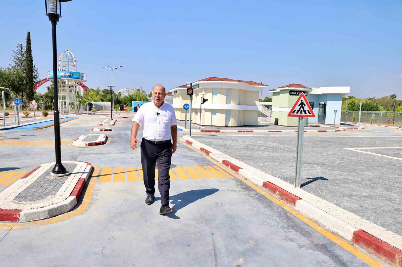 Adana’nın en büyük çocuk trafik eğitim parkı Yüreğir’de açılacak
