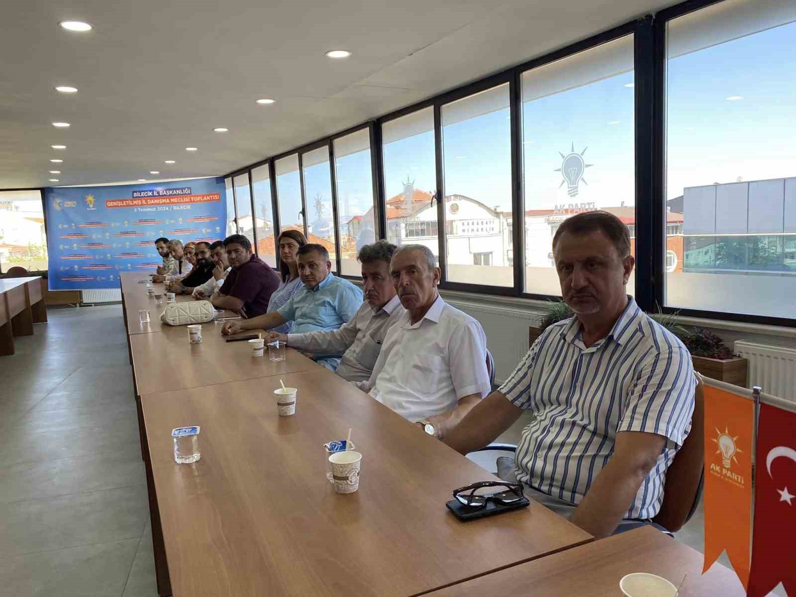 Bilecik’te AK Parti’den değerlendirme toplantısı
