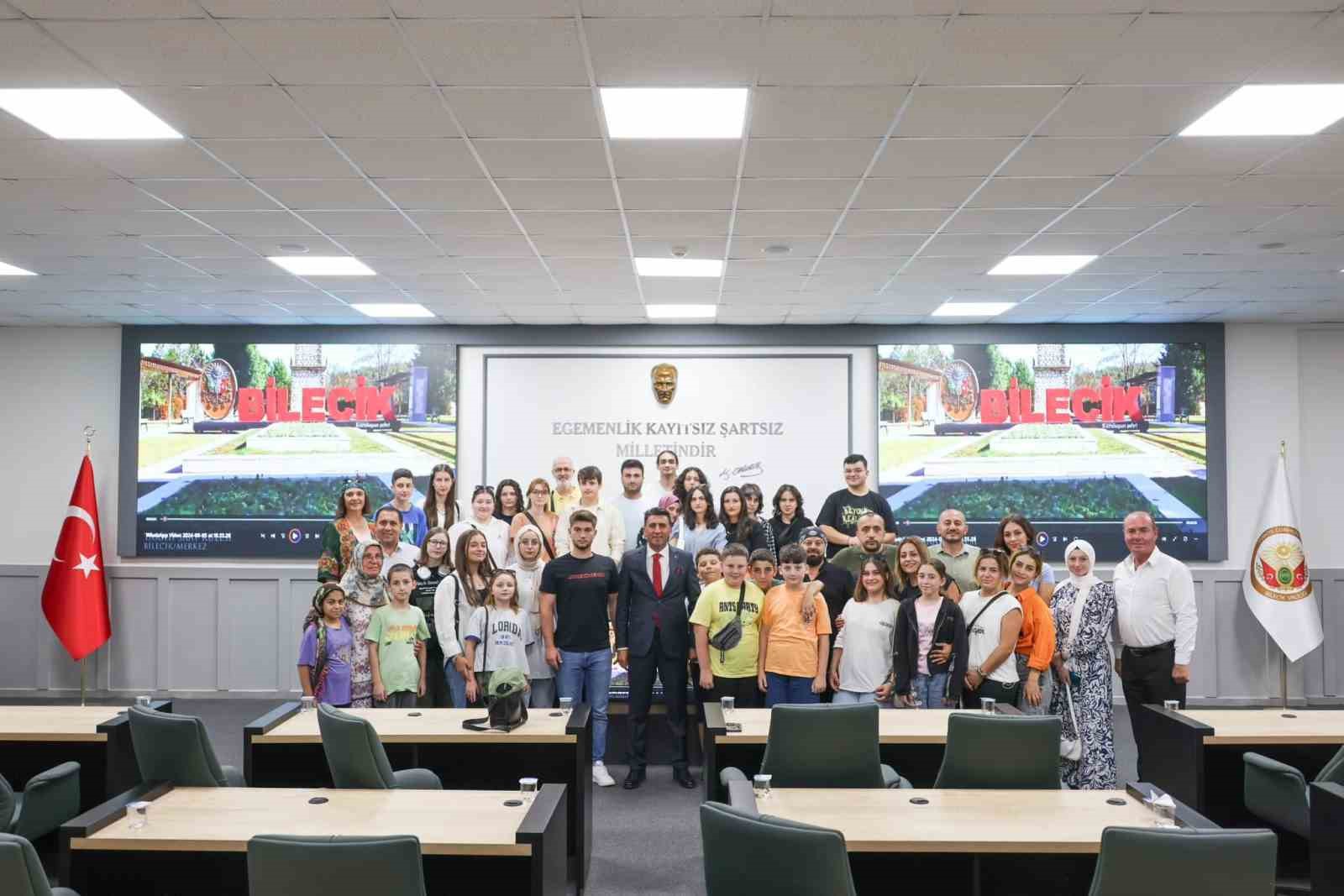 Rizeli misafirler Bilecik’in tarihine ve doğasına hayran kaldı