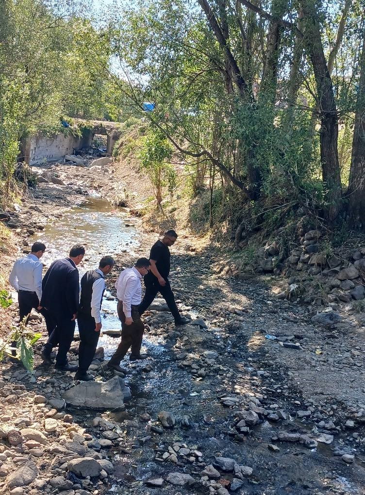 Milletvekili Çalkın, selden etkilenen köyde inceleme yaptı
