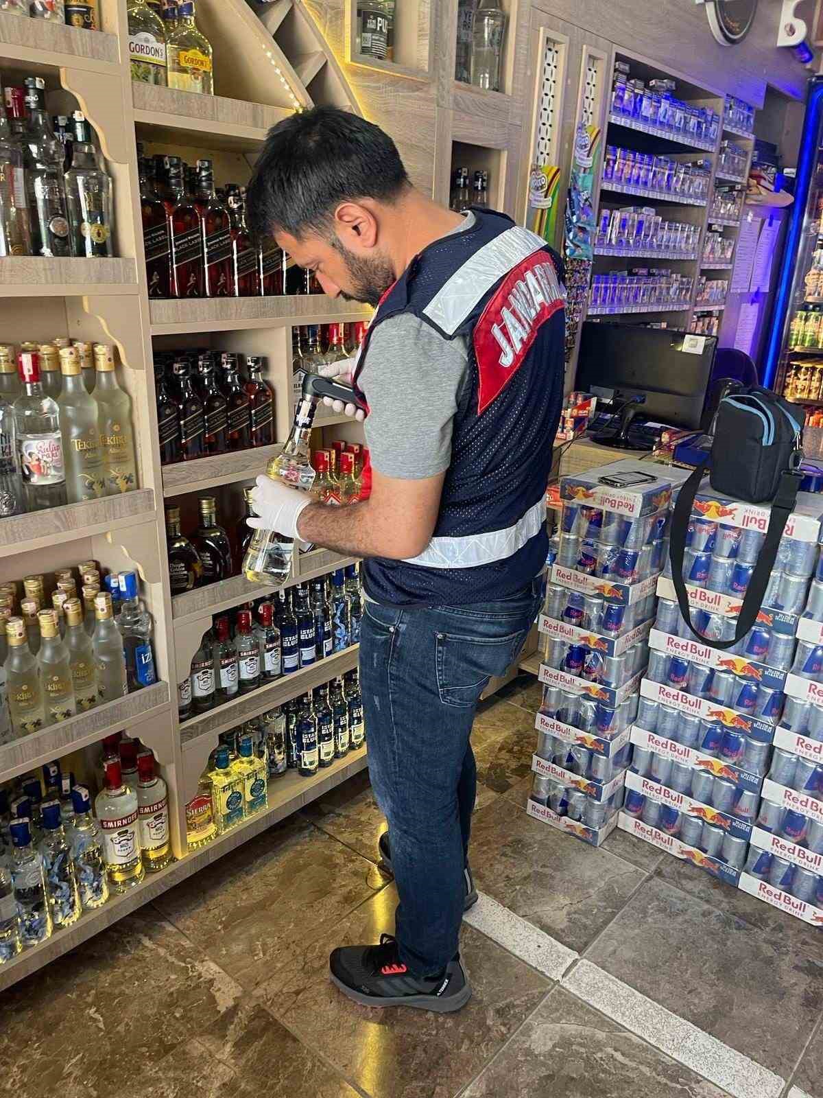 Elazığ’da kaçak ve sahte alkol uygulaması