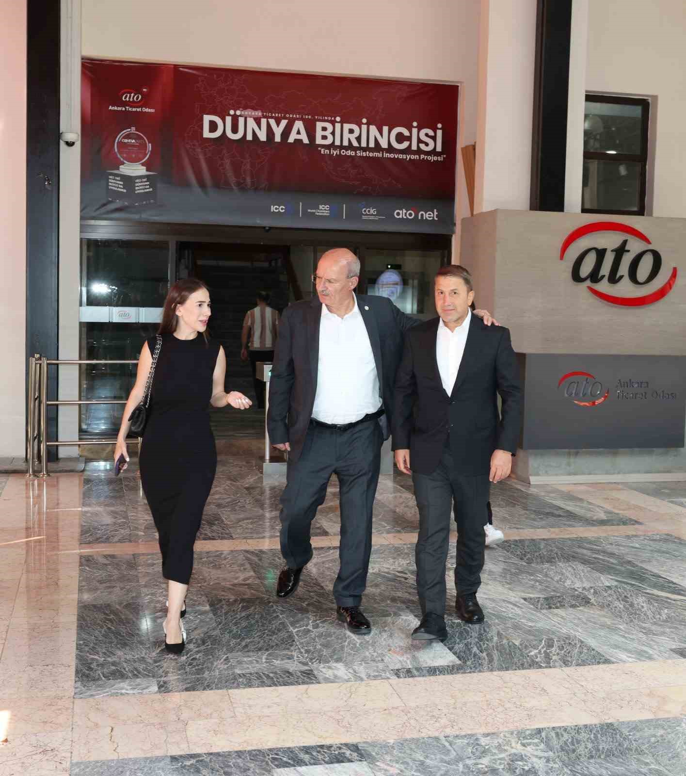 Siirt TSO Başkanı Kuzu, ATO Başkanı Baran ile g&ouml;r&uuml;şt&uuml;
