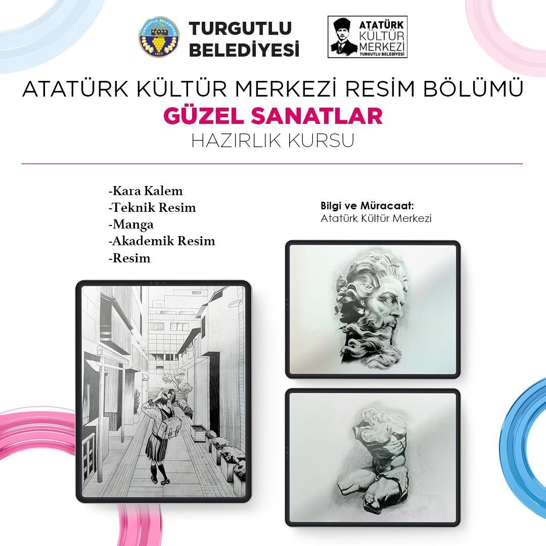 Turgutlu Belediyesinden g&uuml;zel sanatlara hazırlık kursu
