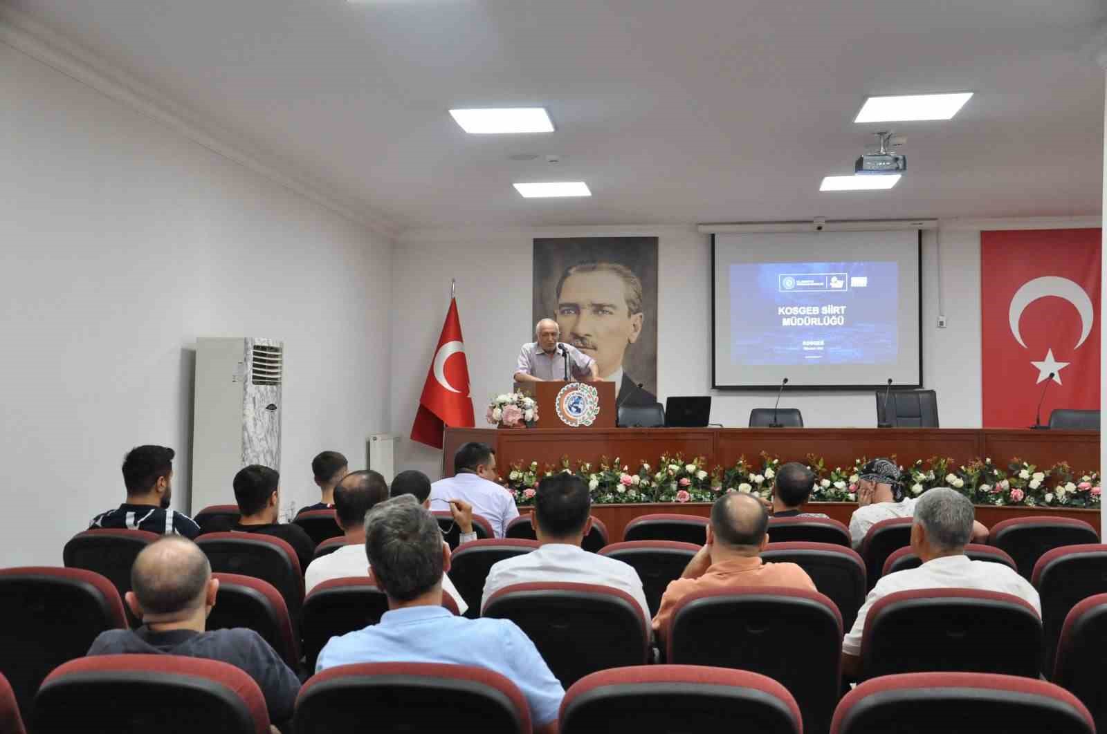 Siirt TSO&rsquo;da g&uuml;ncellenen KOSGEB girişimcilik destekleri anlatıldı
