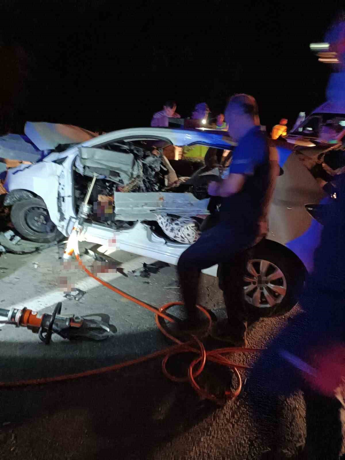 Otomobil bariyerlere &ccedil;arptı: Uzman &ccedil;avuş ve hemşire eşi hayatını kaybetti
