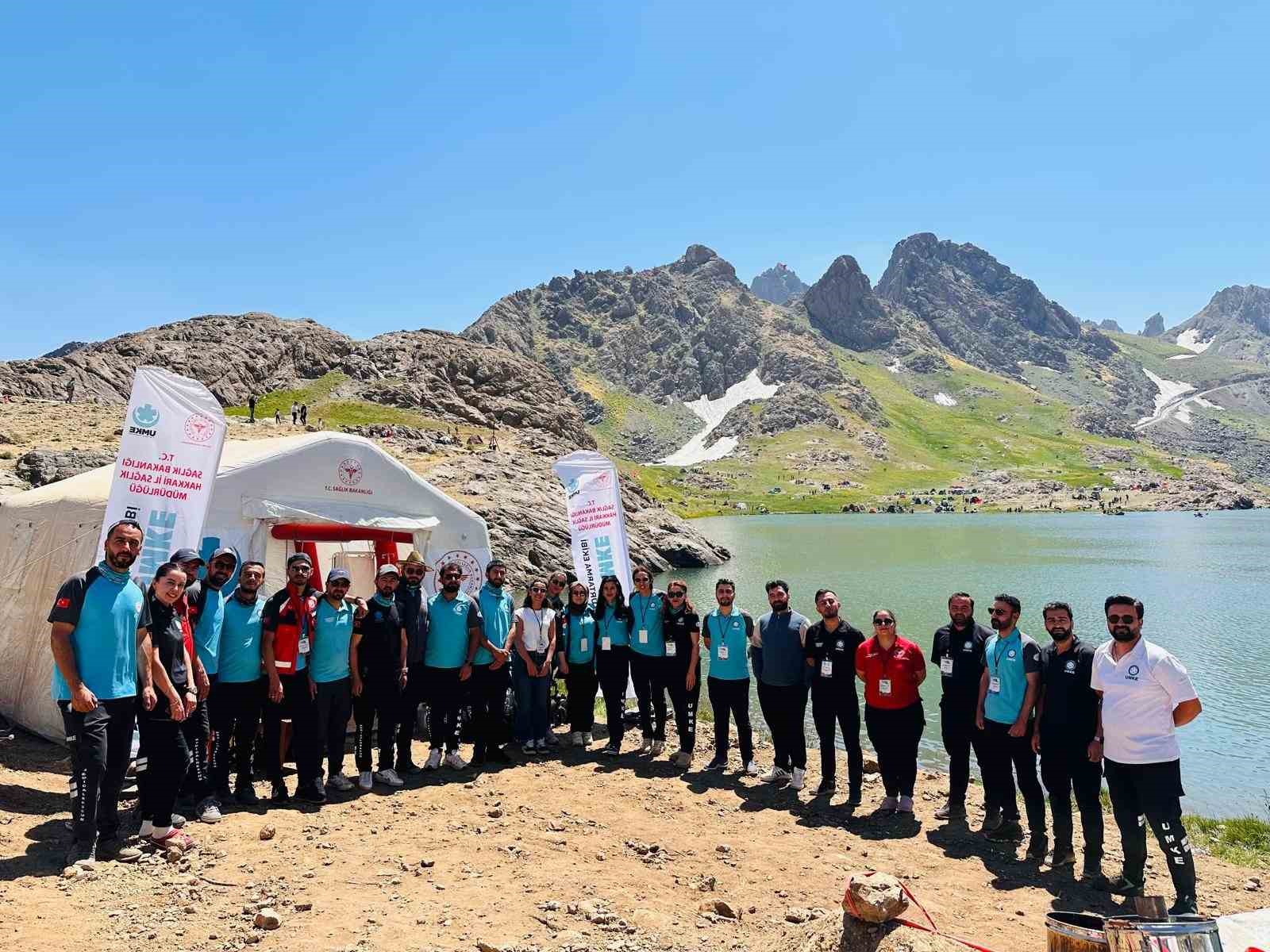 Hakkari 6. Cilo Fest’te 406 hastaya müdahale edildi