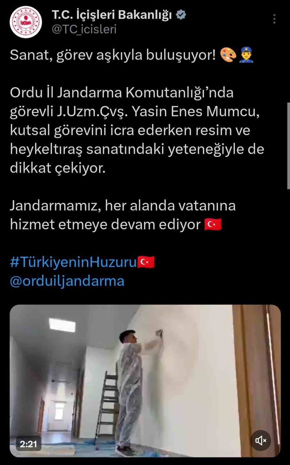 Sanat, görev aşkıyla buluşuyor
