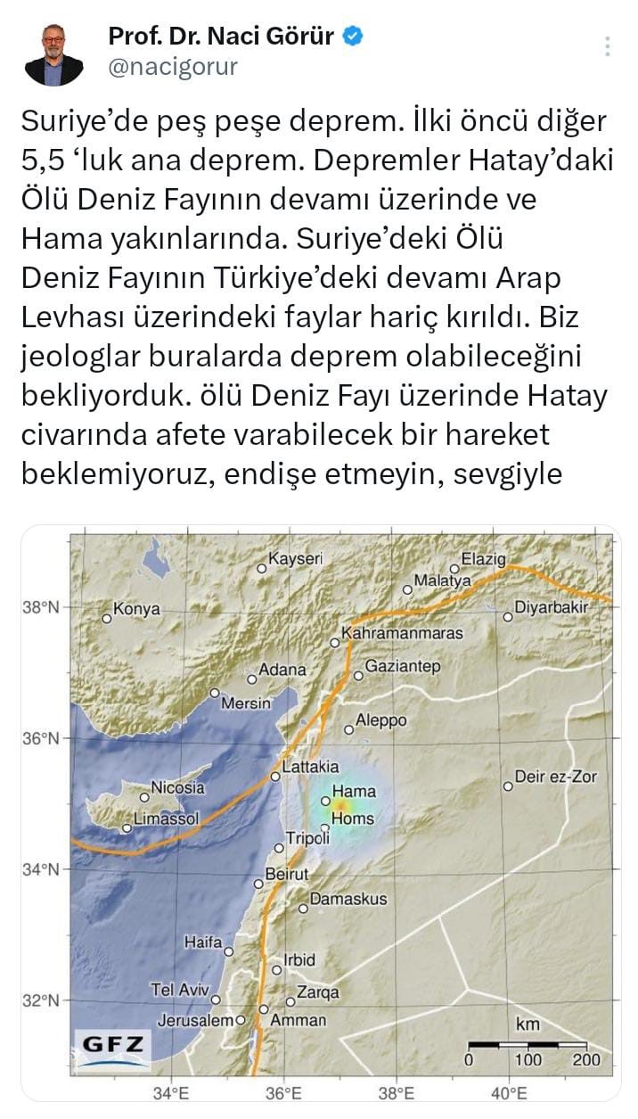 Deprem uzmanı Naci Görür’den "endişe etmeyin" açıklaması
