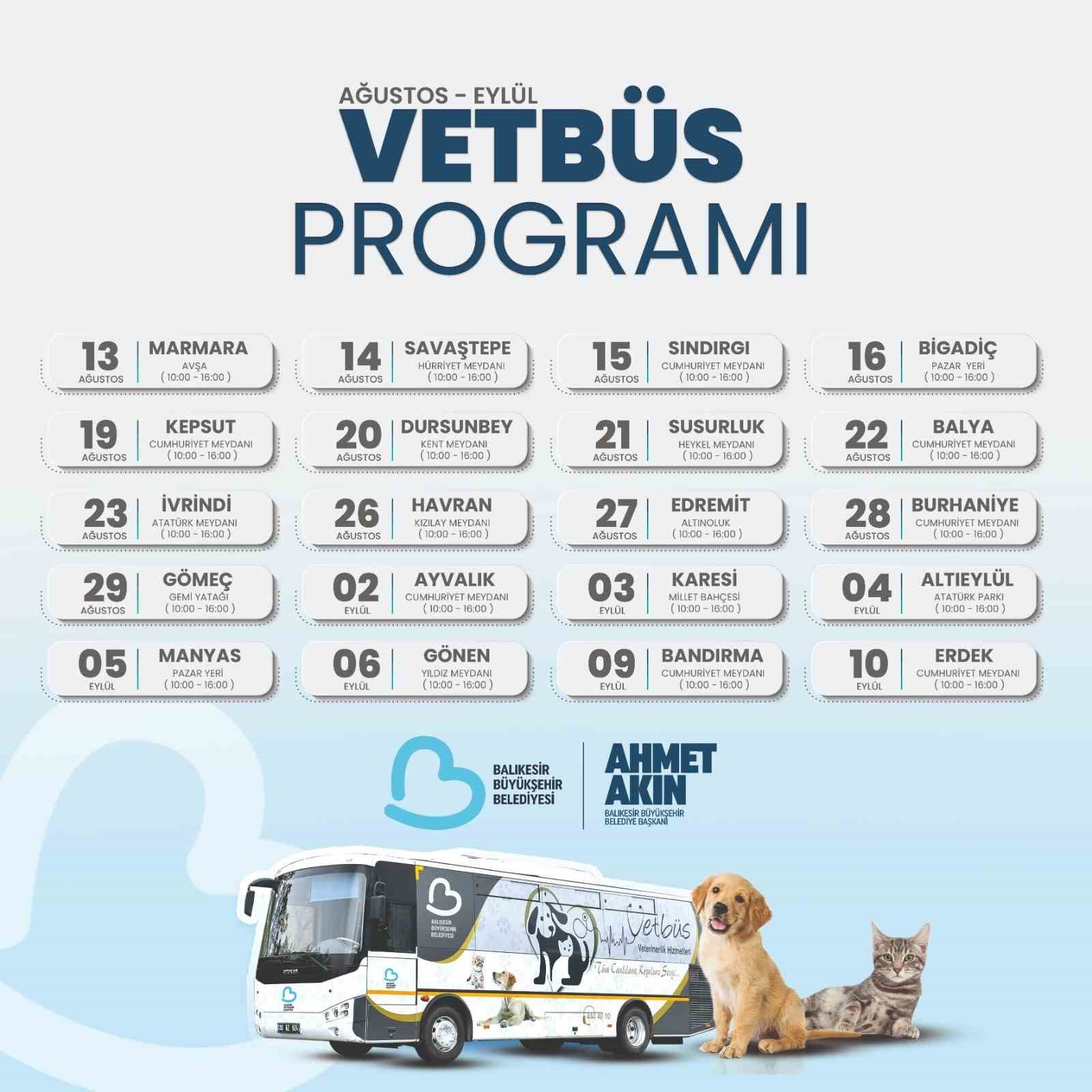 VETB&Uuml;S can dostlar i&ccedil;in yola &ccedil;ıktı
