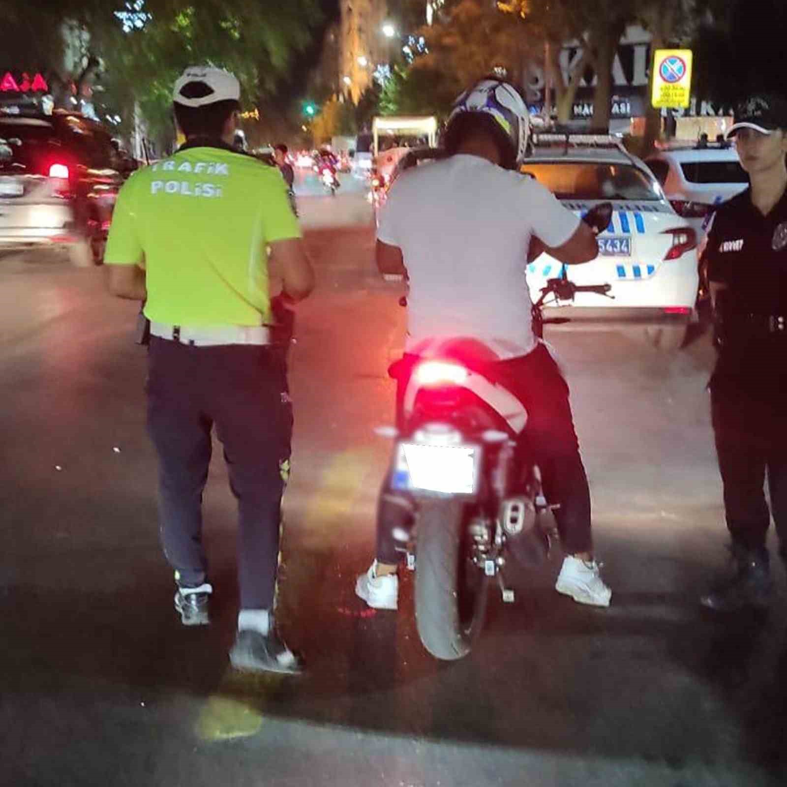 Manisa’da 53 motosiklet daha trafikten men edildi