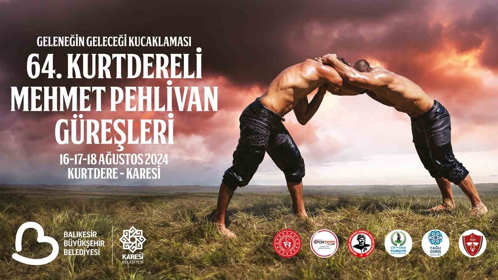 Kurtdereli G&uuml;reşleri&rsquo;nde 2 bin 400 pehlivan kol bağlayacak

