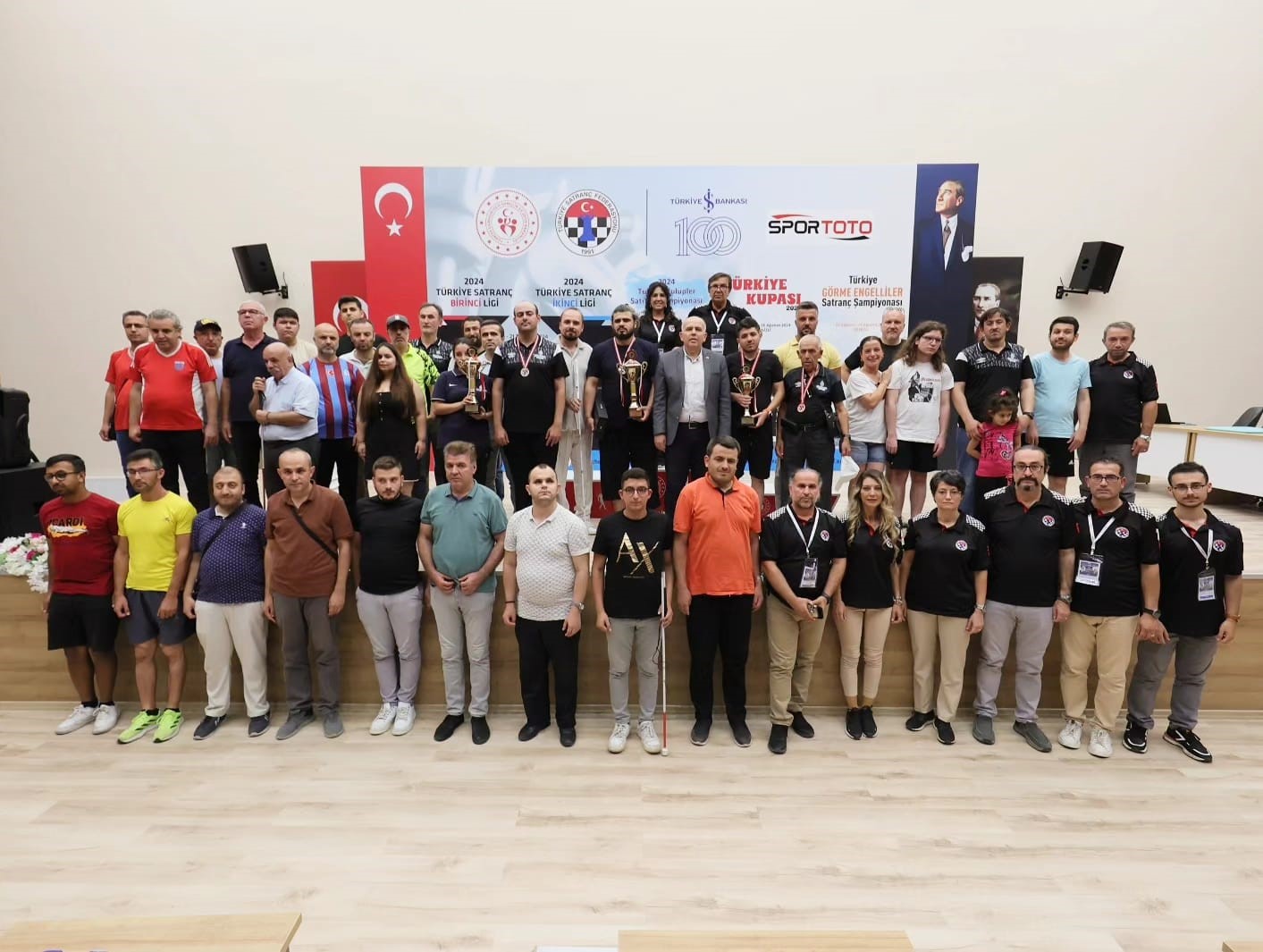 G&ouml;rme Engelliler Satran&ccedil; T&uuml;rkiye Şampiyonası sona erdi
