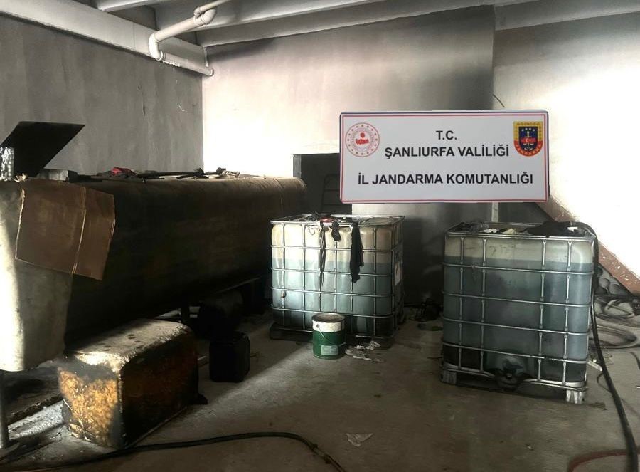 Şanlıurfa’da 6 bin 400 litre kaçak akaryakıt ele geçirildi