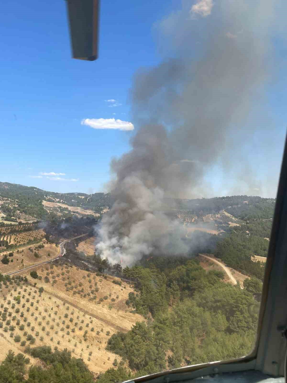 Manisa&rsquo;da bir orman yangını daha
