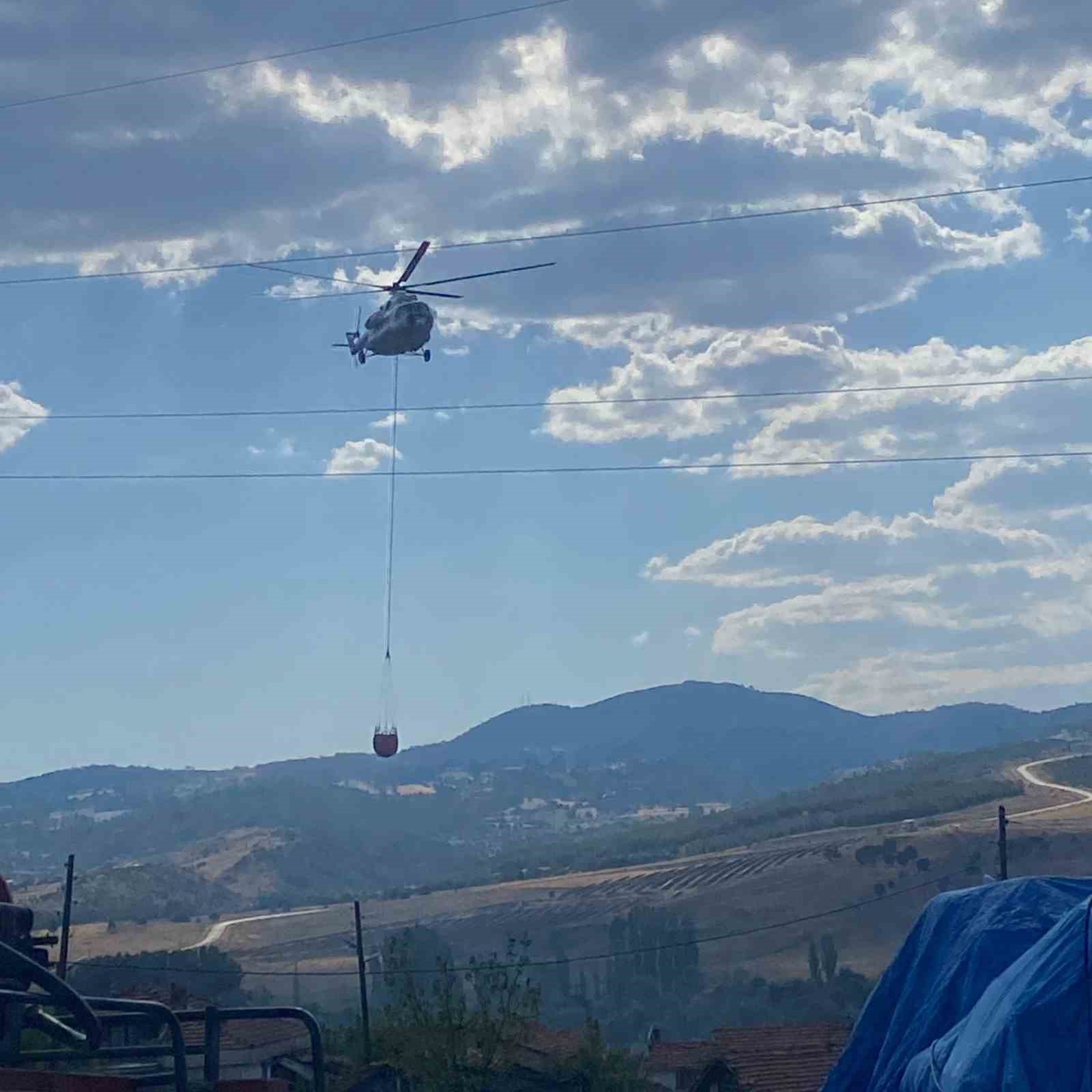 Emet&rsquo;te orman yangını
