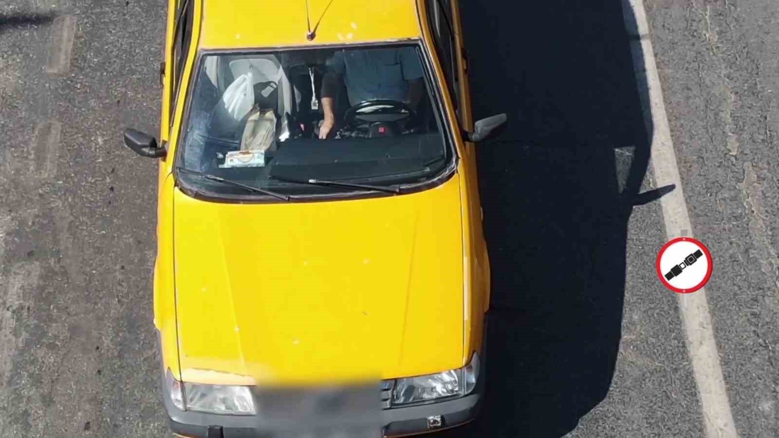 Bitlis&rsquo;te dron ile trafik denetimi yapıldı
