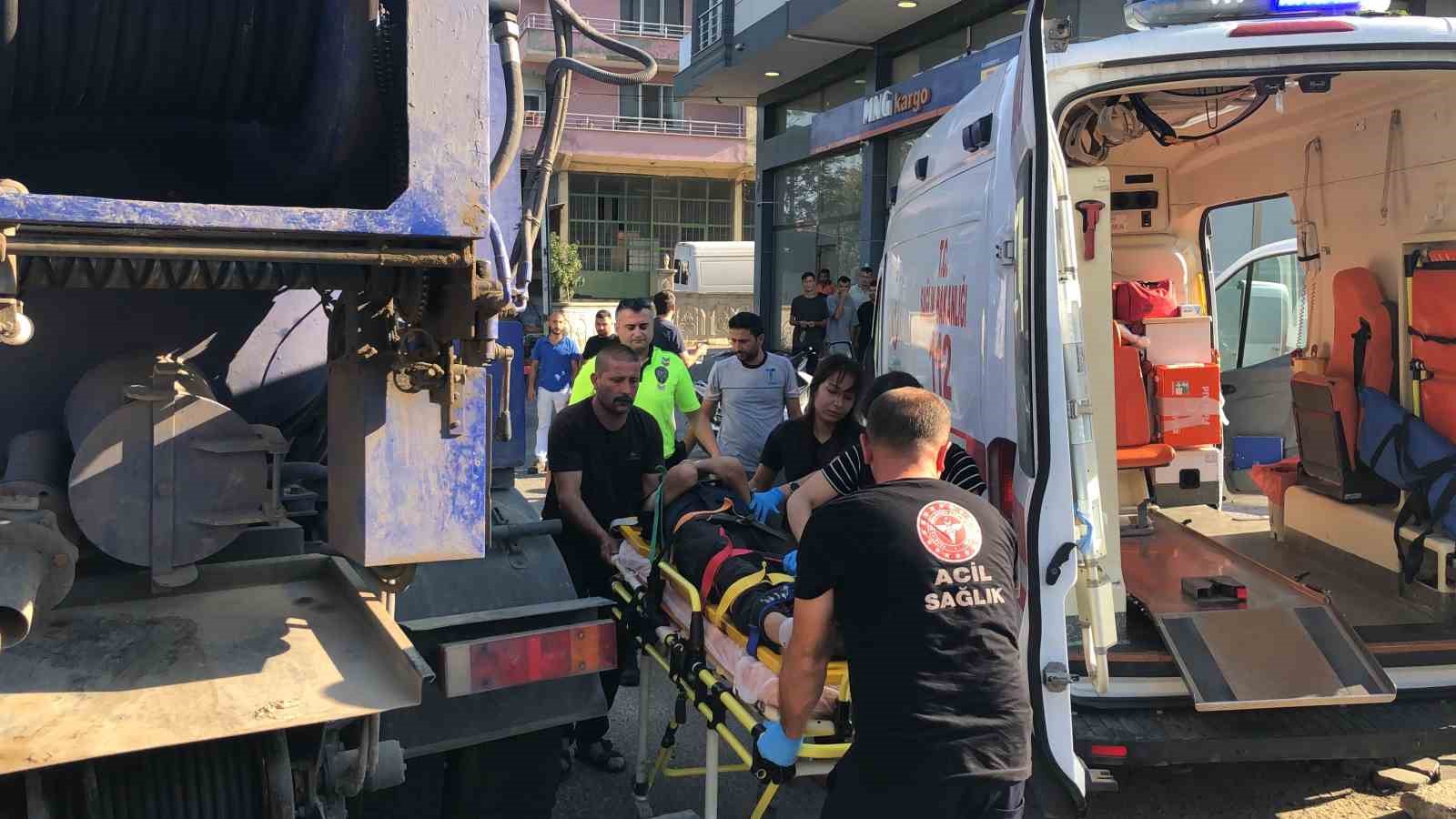 Tekirdağ&rsquo;da y&uuml;rek burkan kazada ayağı koptu
