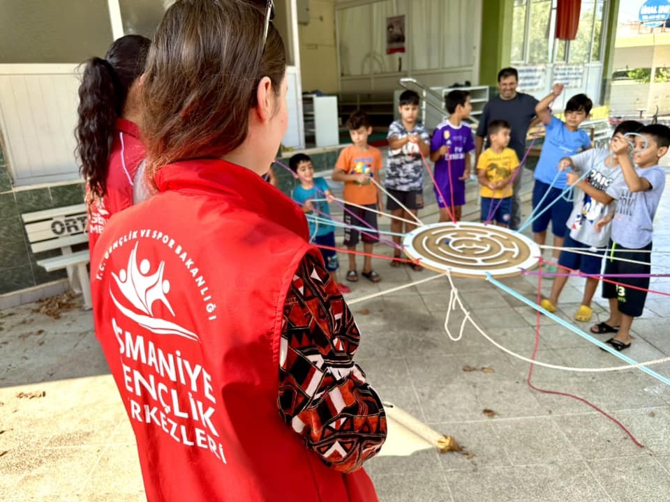 Osmaniye’de Gençlik Merkezi, çocukların yüzünü güldürüyor
