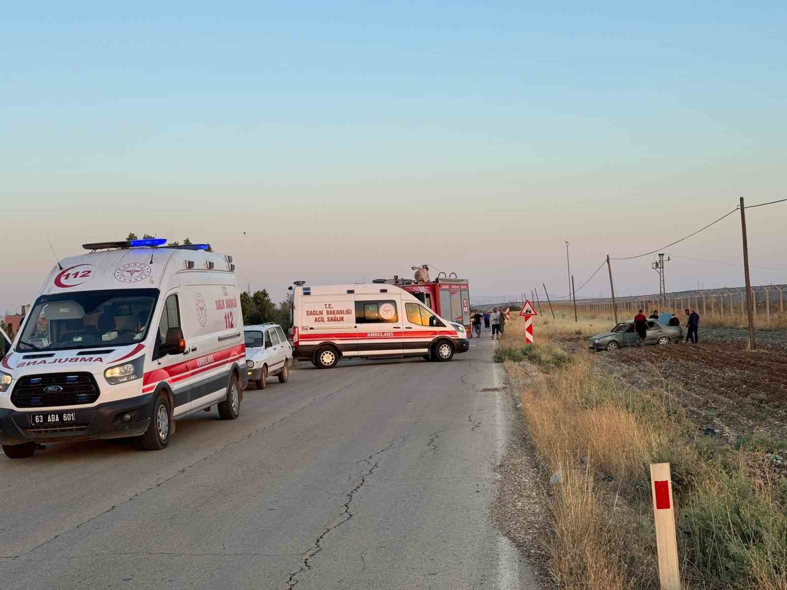 Şanlıurfa’da trafik kazası: 5 yaralı