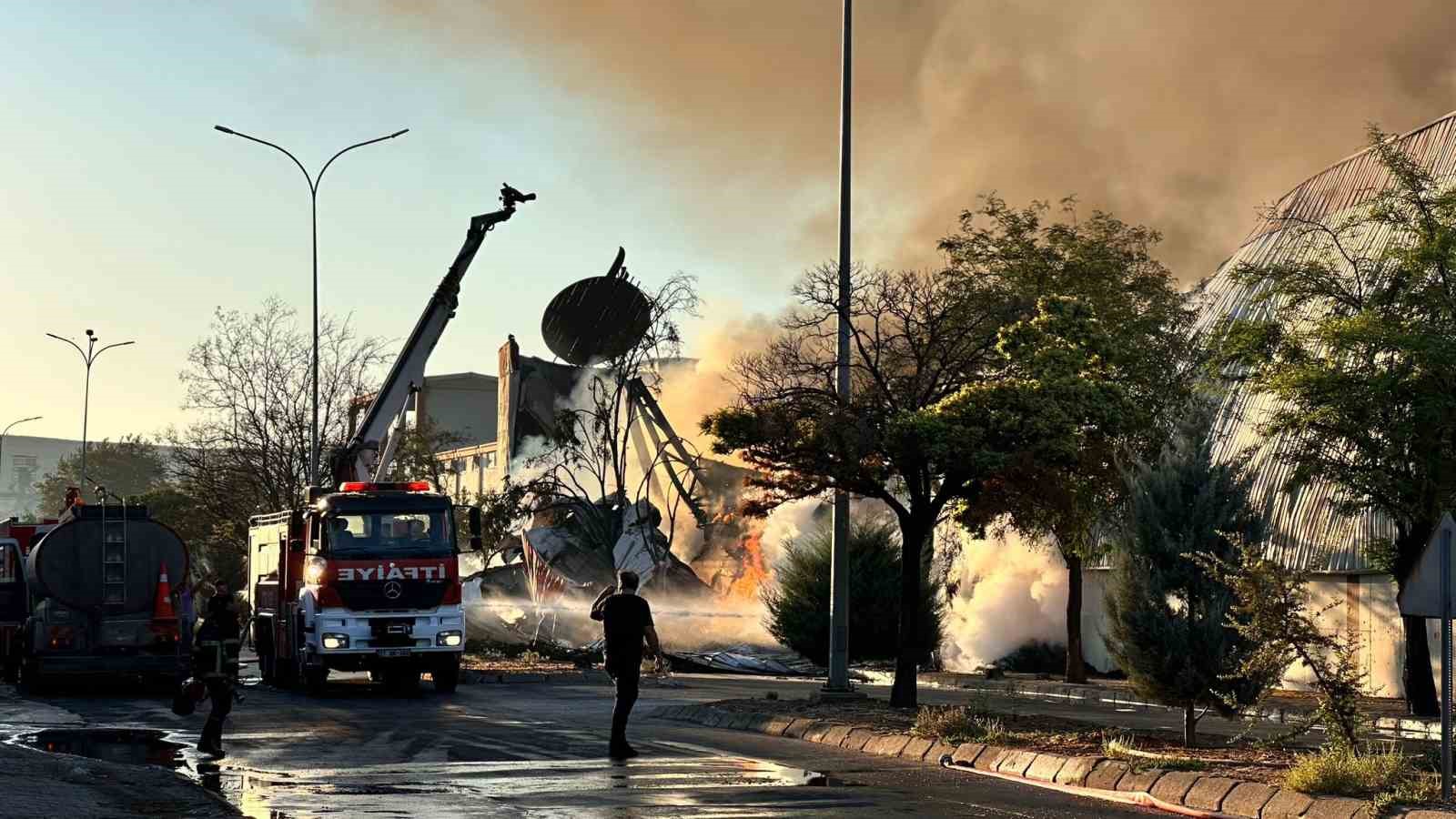 Gaziantep’te halı fabrikasında yangın