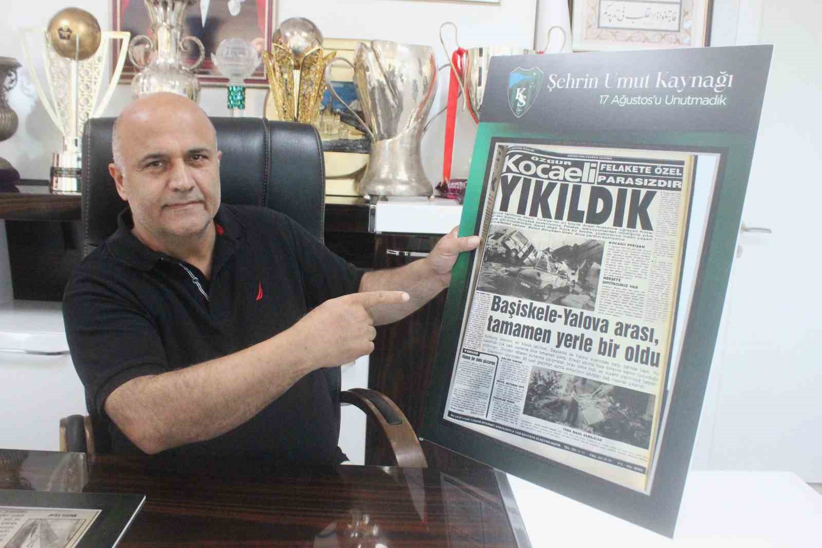 Recep Durul: "Kocaelispor depremde şehre moral ve umut oldu"
