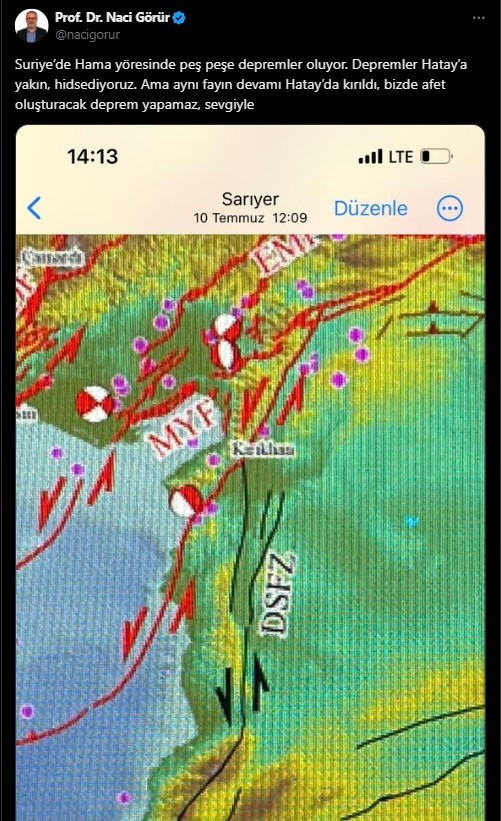 Deprem uzmanı Naci Görür’den, Suriye’deki depremle ilgili içleri rahatlatan açıklama
