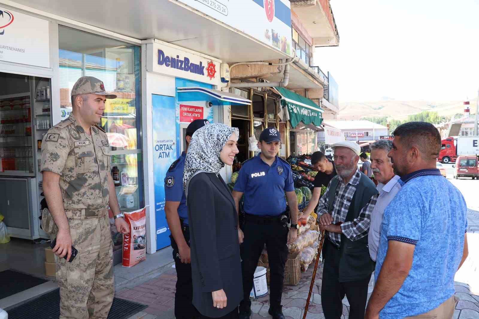 Tercan Kaymakamı Duman’dan esnaf ziyareti