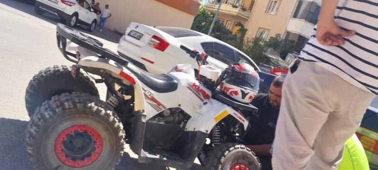 Bilecik&rsquo;te ATV ve otomobil &ccedil;arpıştı: 1 yaralı
