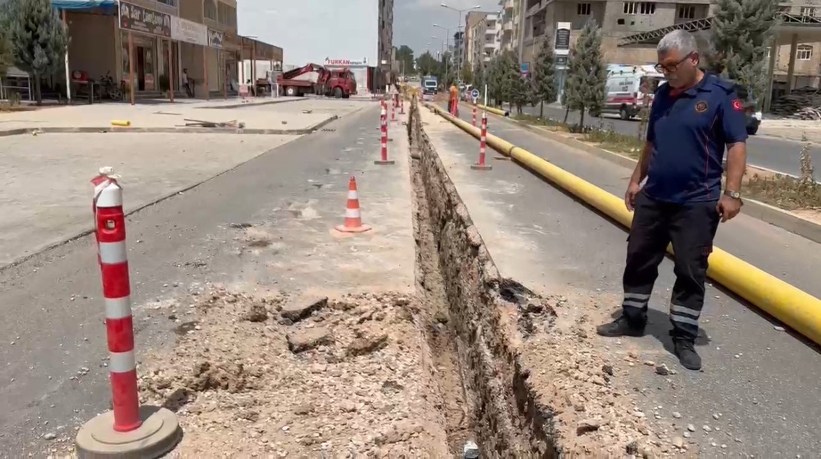 Mardin’de doğalgaz hattında bomba paniği