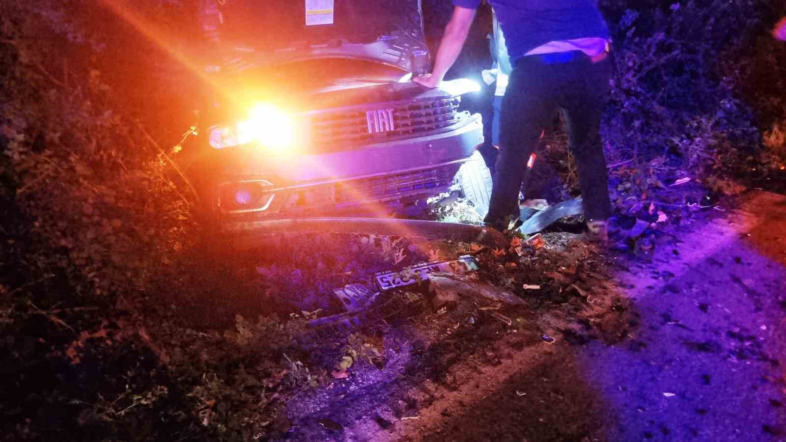 Domani&ccedil;&rsquo;te trafik kazası:  3 yaralı
