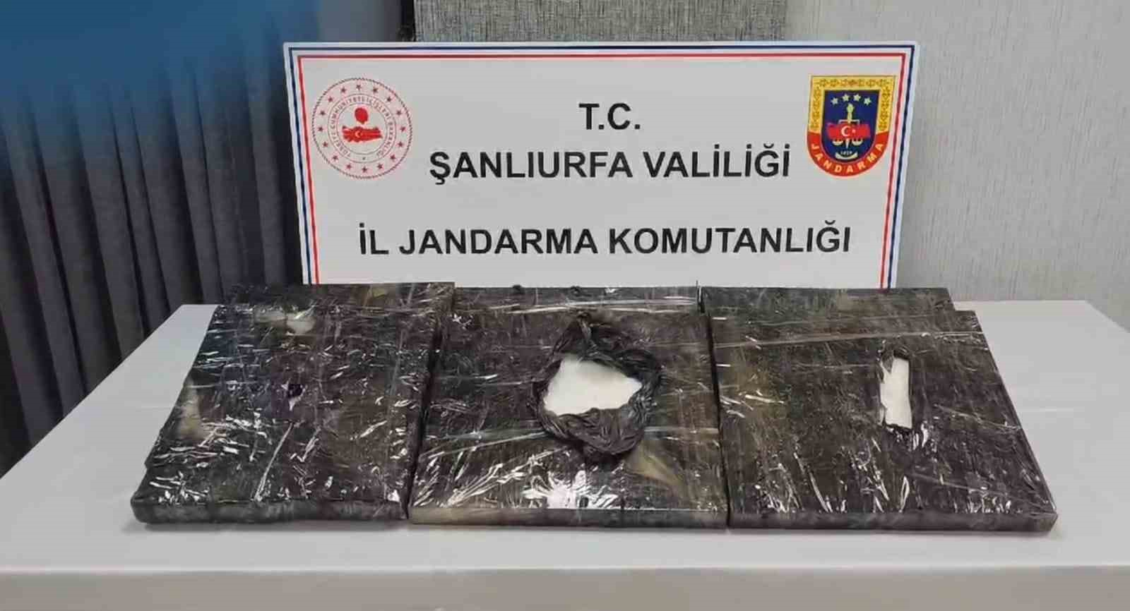 Şanlıurfa’da 27 kilo metamfetamin ele geçirildi
