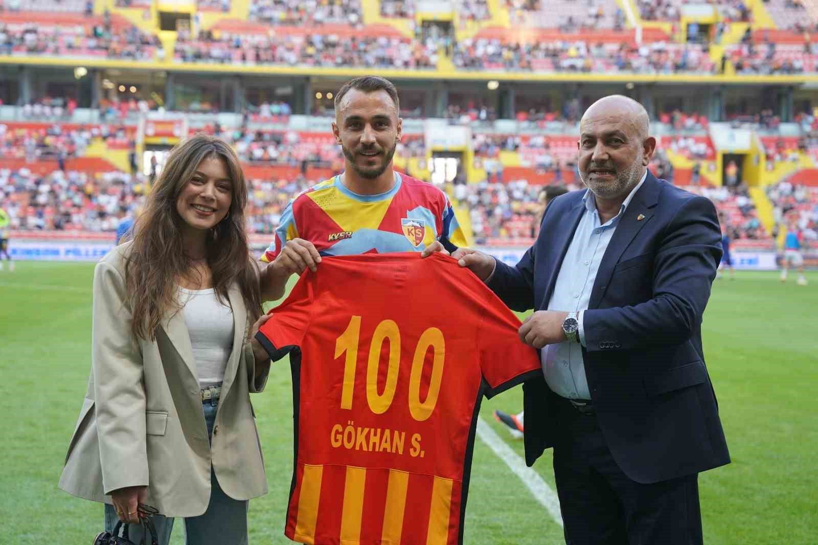 Gökhan Sazdağı, Kayserispor’da 100. maçına çıktı
