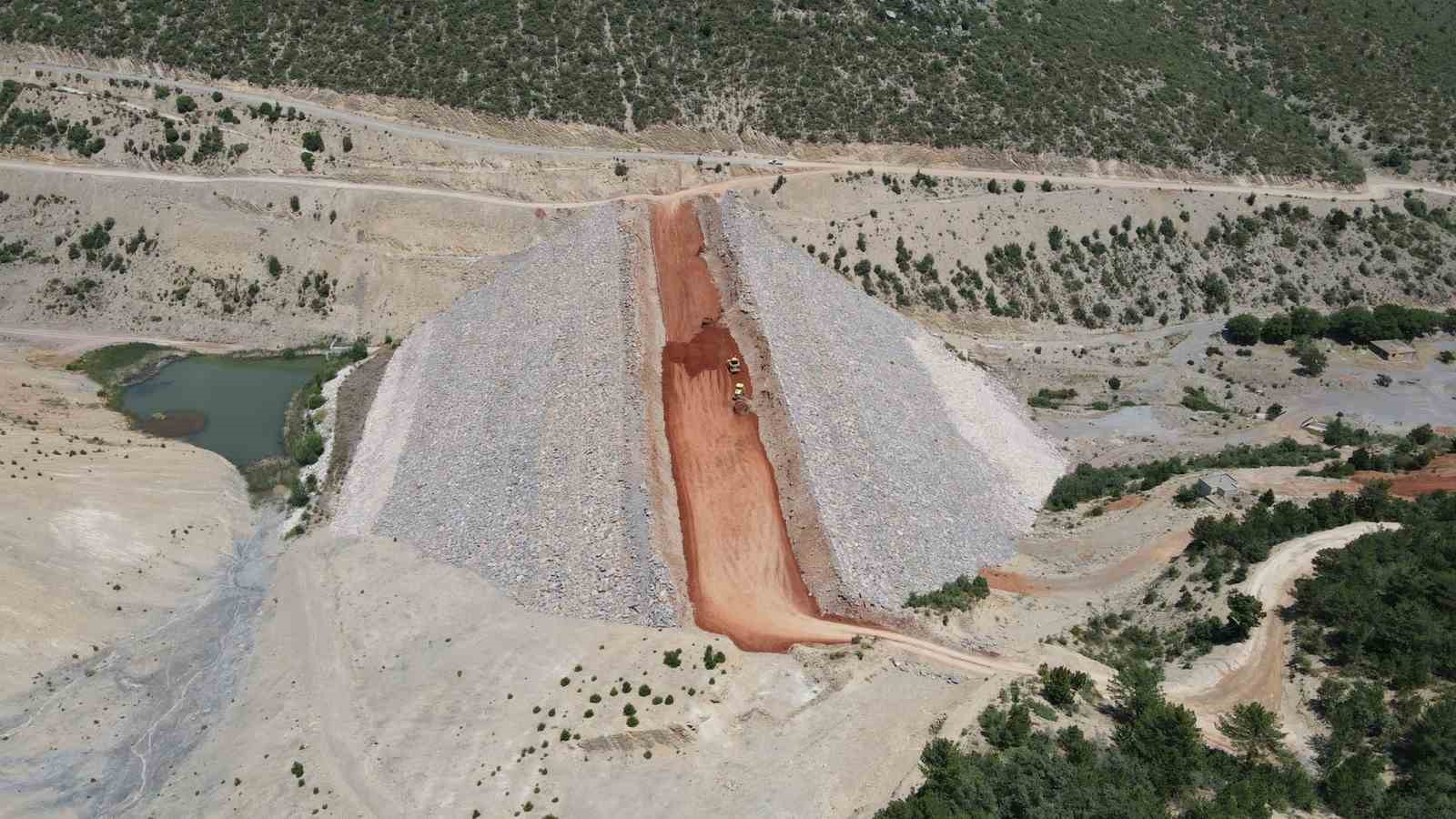 Menteş Barajı’nda inşaat çalışmaları devam ediyor