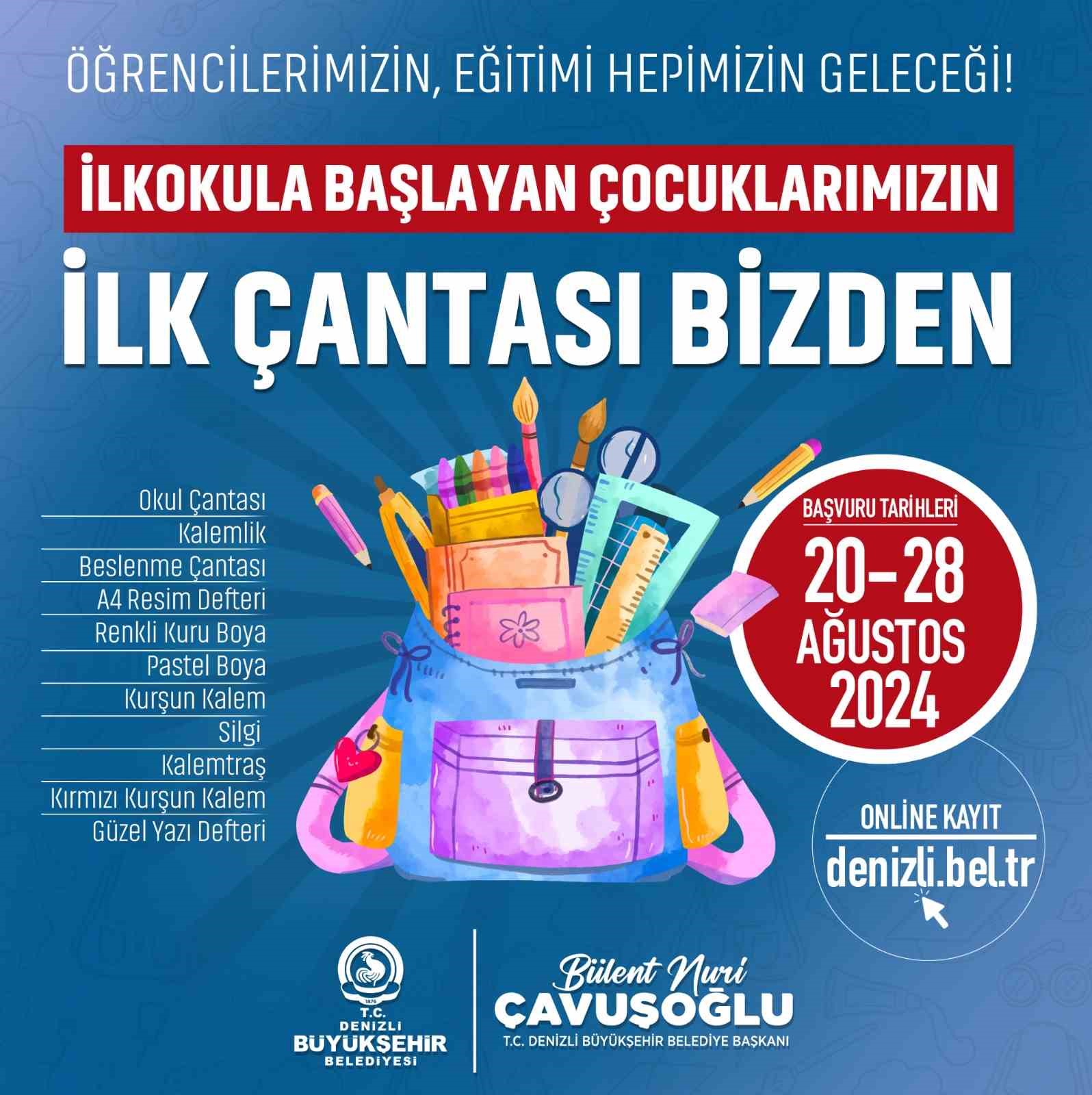 B&uuml;y&uuml;kşehir ilkokul 1. sınıf &ouml;ğrencilerine kırtasiye yardımı yapacak
