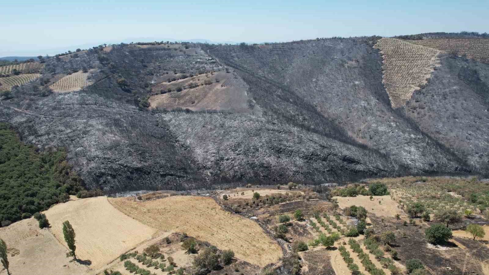 Büyükşehir’in dozerleri mahalleyi yanmaktan kurtardı